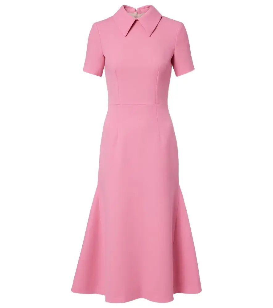 Emilia Wickstead Eman wool crêpe midi dress