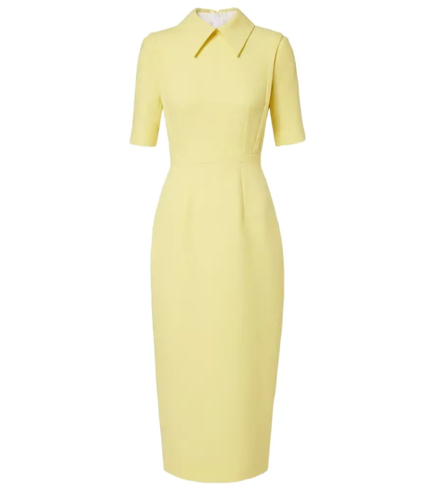 Emilia Wickstead Valletta wool crêpe midi dress