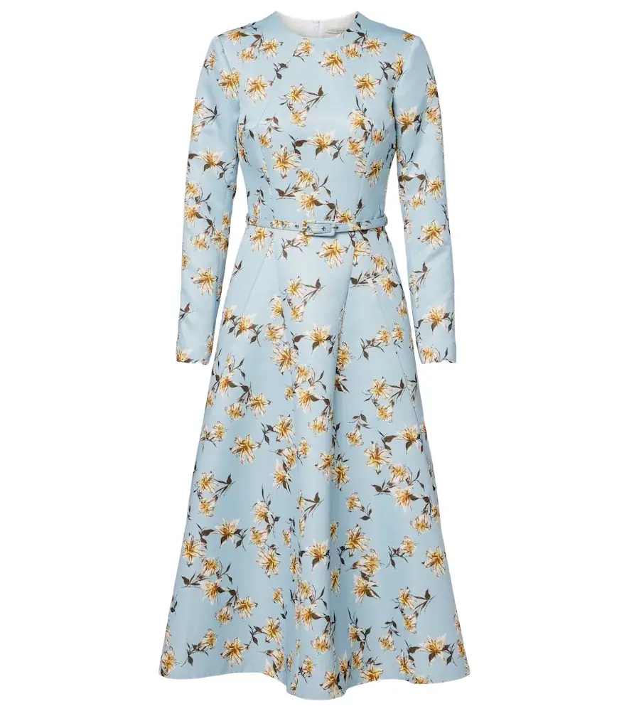Emilia Wickstead Ucellina floral midi dress