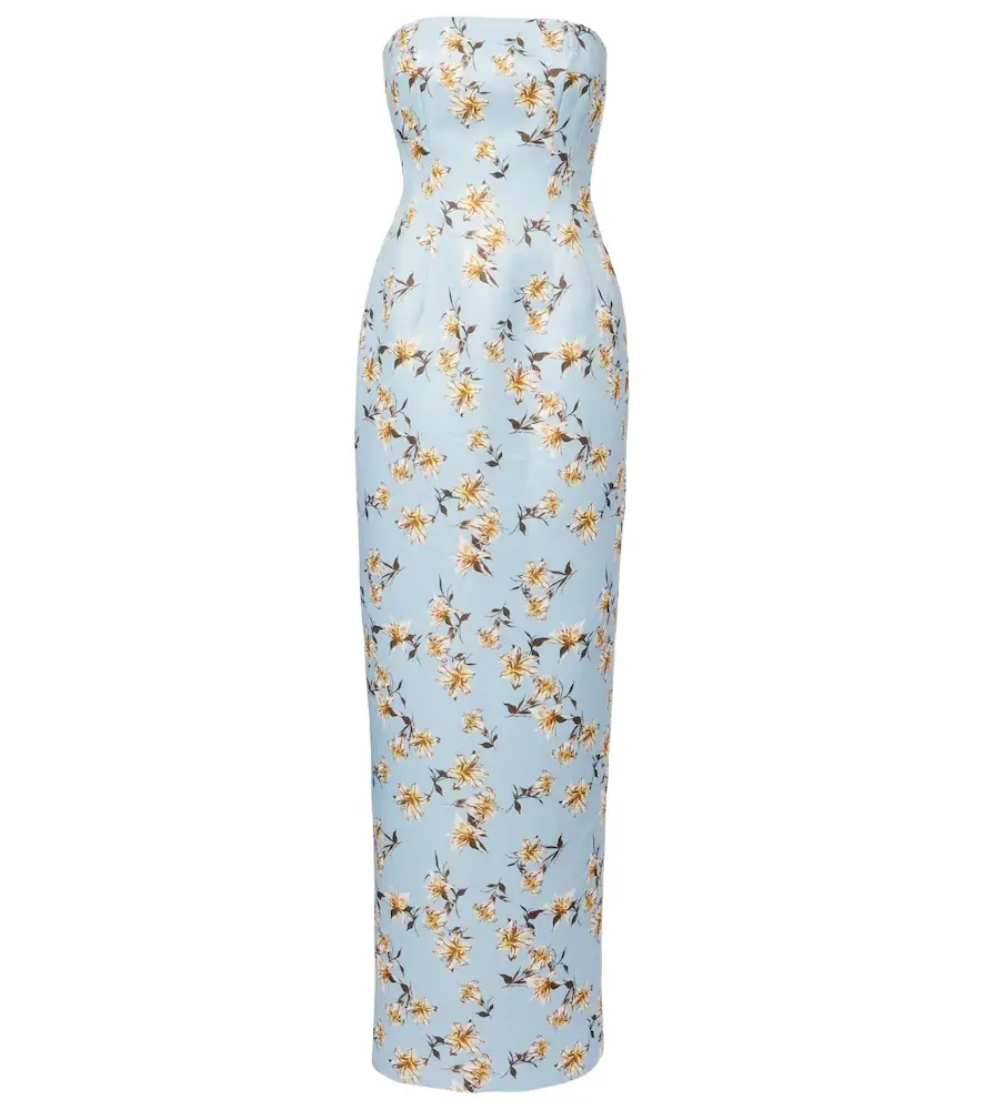 Emilia Wickstead Laelia floral gown