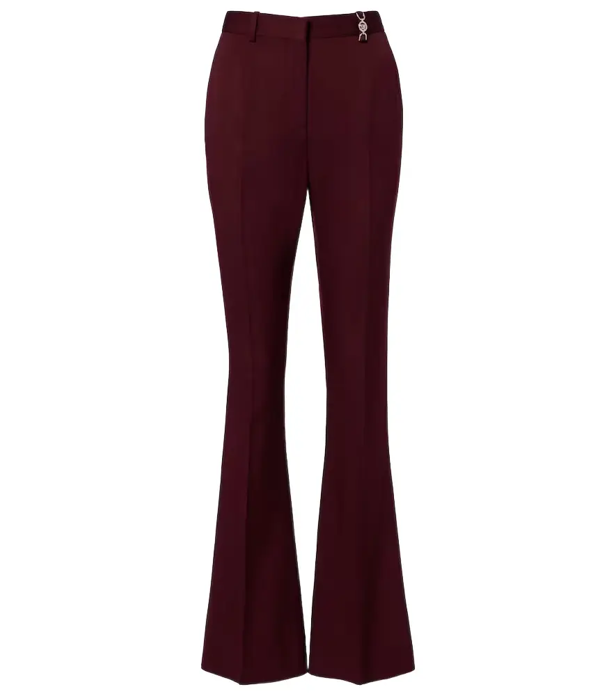 Versace Wool flared pants