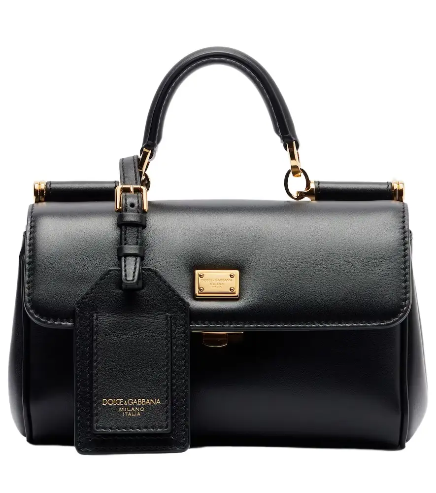 Dolce & Gabbana My Sicily Small leather tote bag