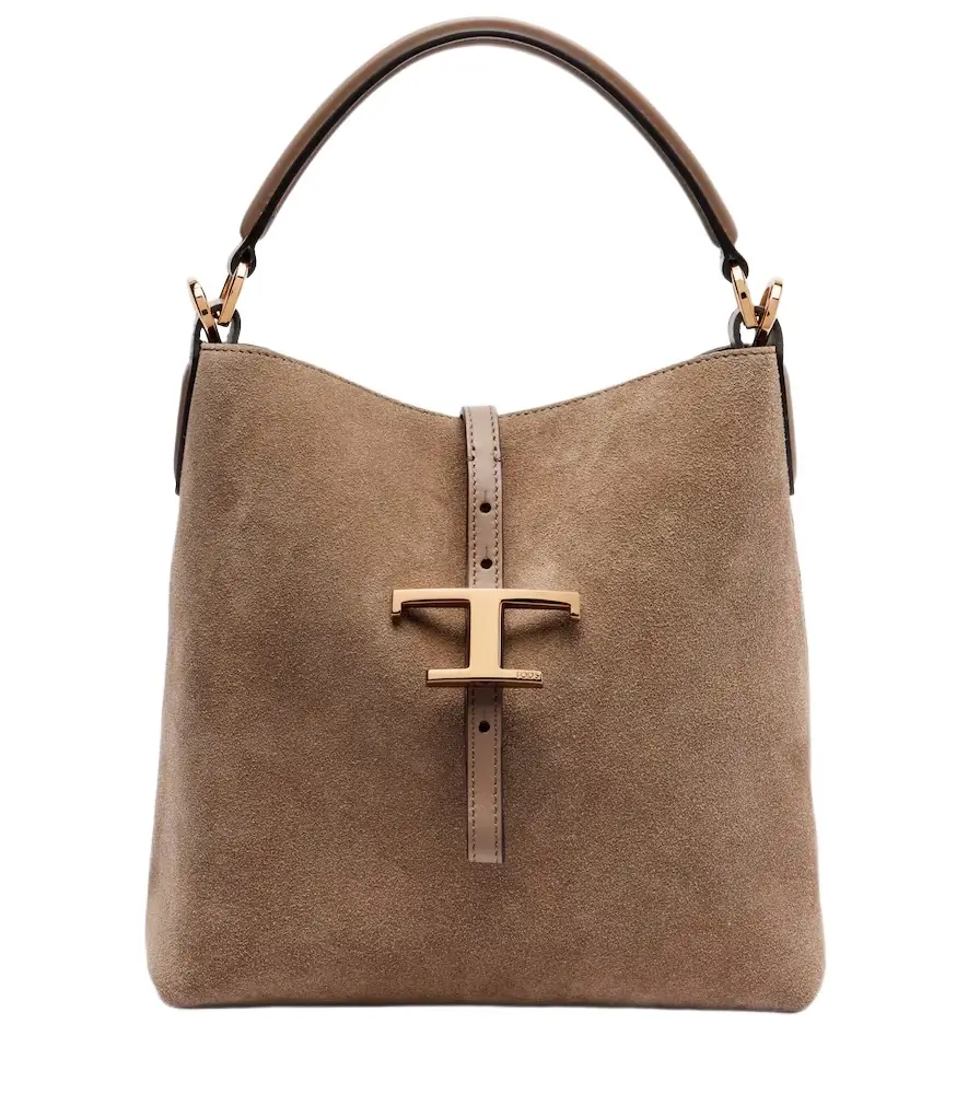 Tod's T Timeless suede tote bag - Women's Bags