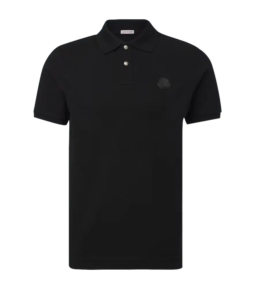 Moncler ogo cotton polo shirt