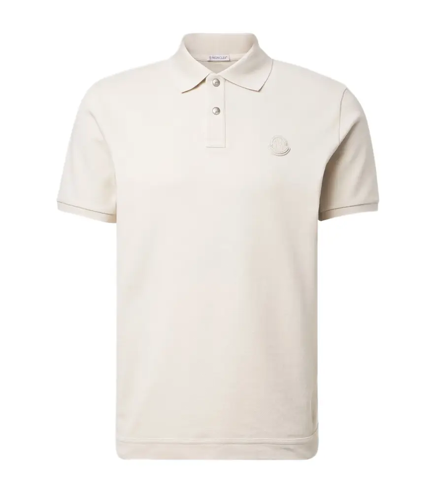 Moncler Logo cotton polo shirt