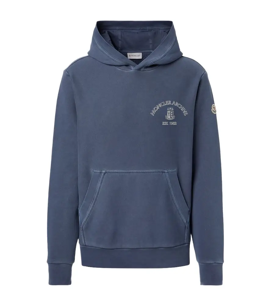 Moncler ogo cotton hoodie