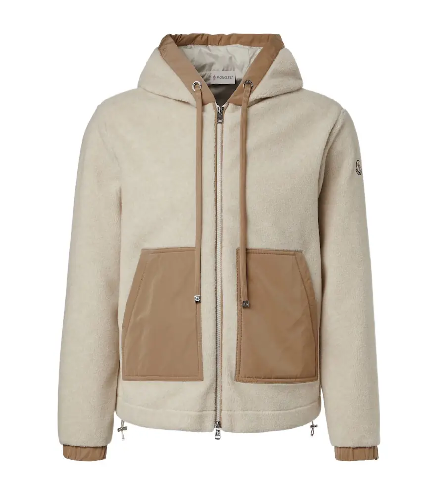 Moncler Fleece zip-up hoodie