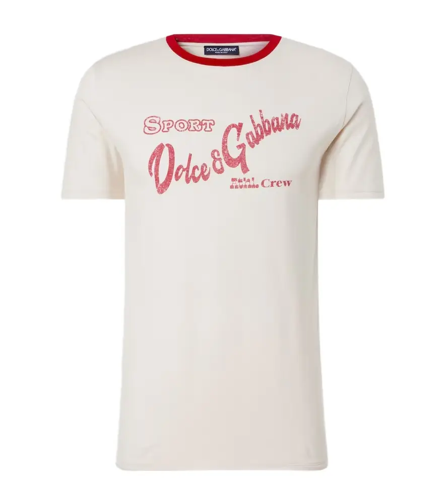 Dolce & Gabbana Printed cotton T-shirt