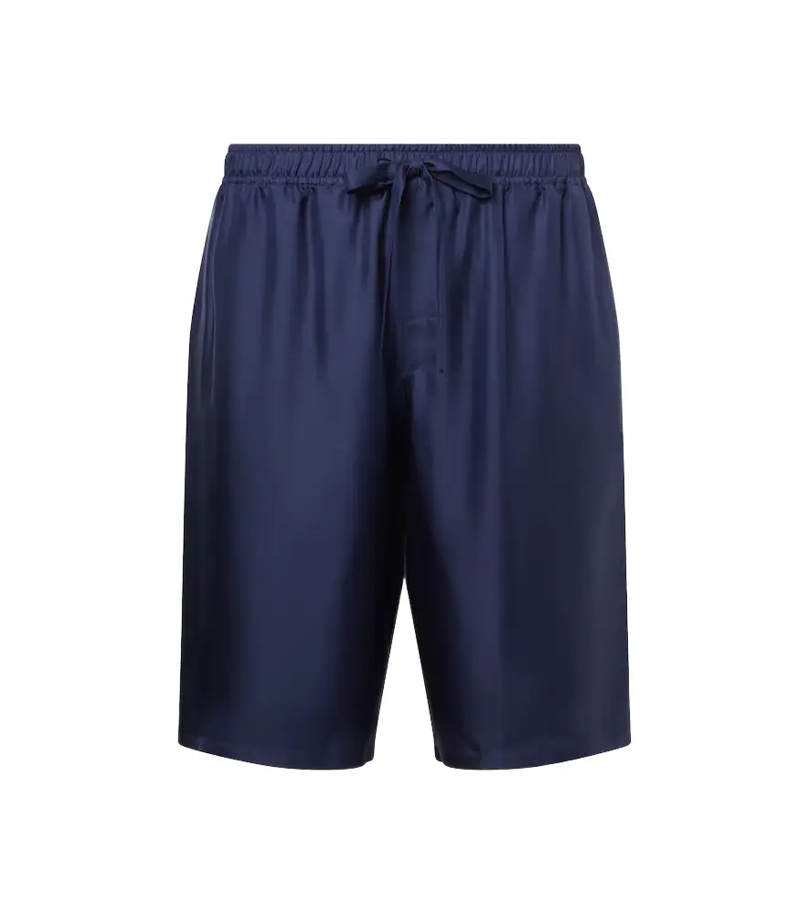 Dolce & Gabbana Silk satin bermuda shorts