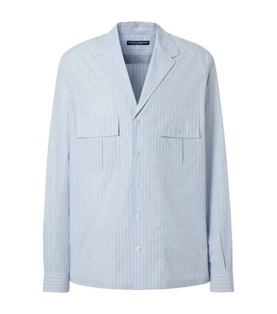 Dolce & Gabbana Martini striped cotton shirt