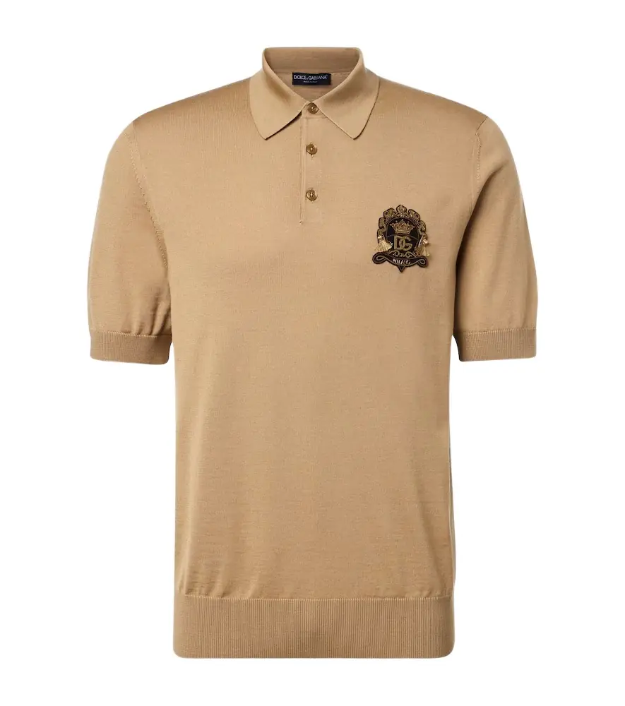 Dolce & Gabbana Virgin wool polo shirt