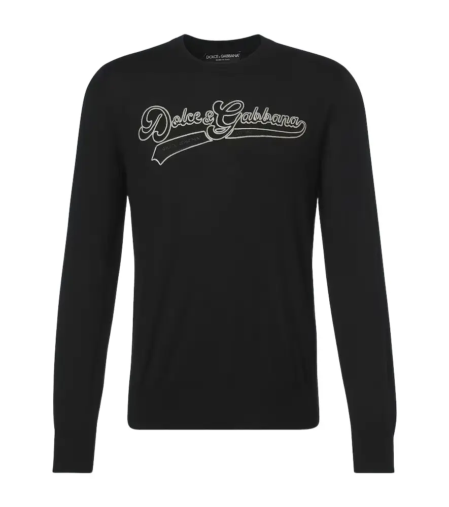 Dolce & Gabbana Logo virgin wool sweater