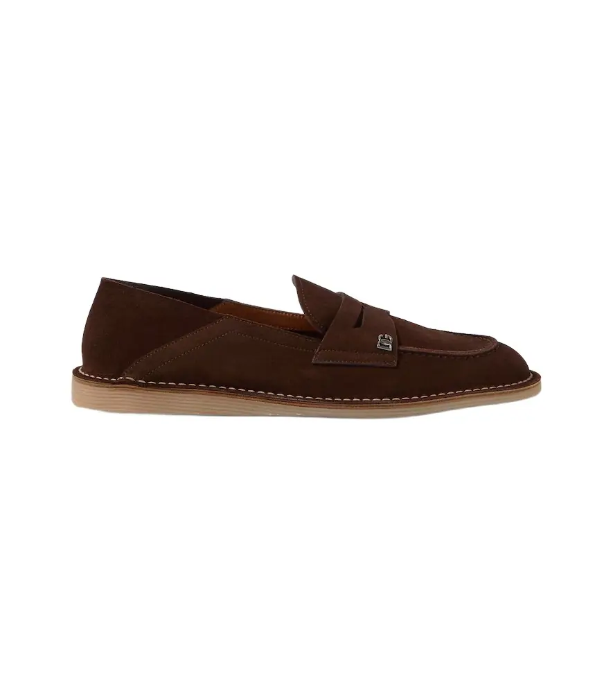 Dolce & Gabbana New Florio Ideal leather penny loafers