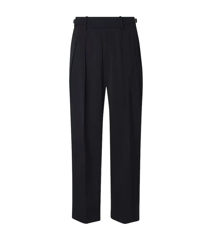 Dolce & Gabbana Virgin wool gabardine wide-leg pants