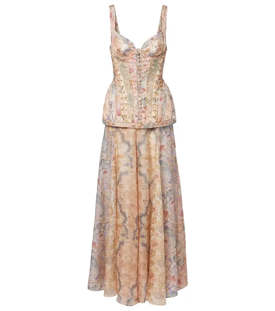 Zimmermann Rebellion floral linen gown