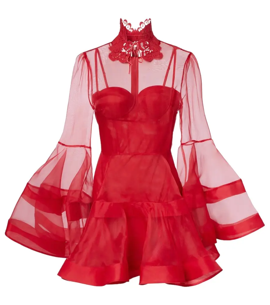 Zimmermann Rebellion silk minidress