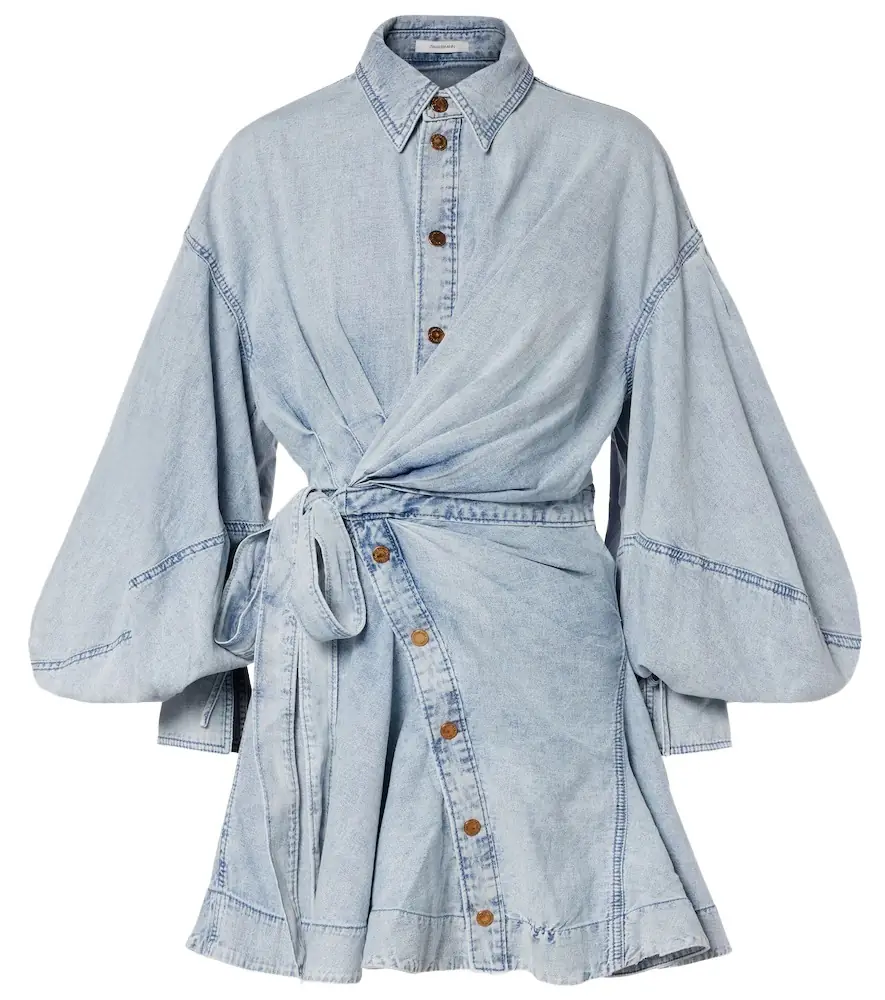 Zimmermann Rebellion denim minidress
