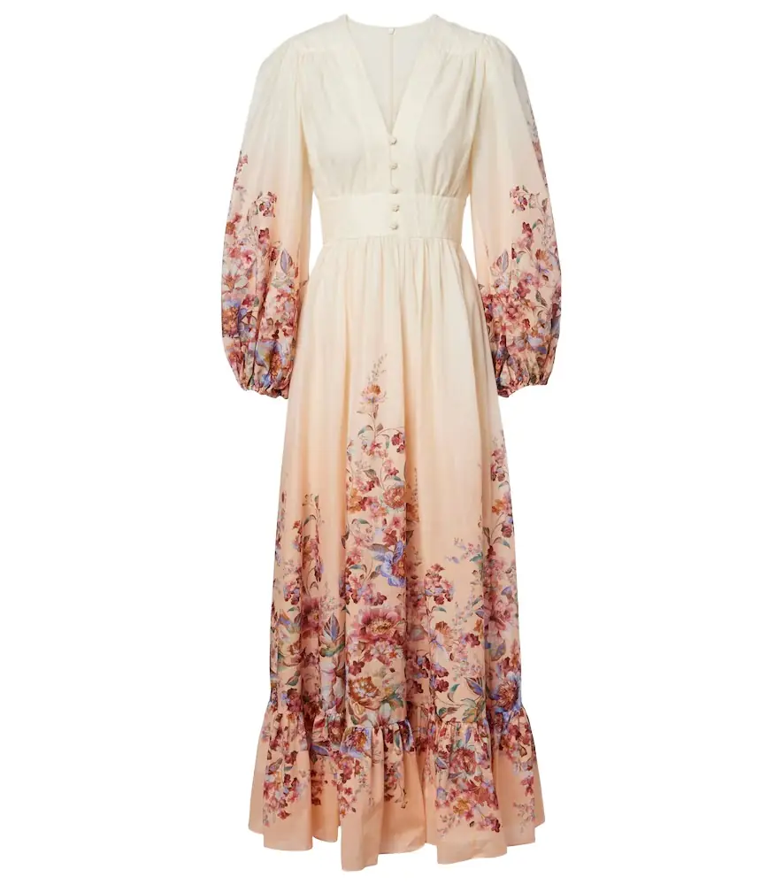 Zimmermann Awaken floral cotton maxi dress