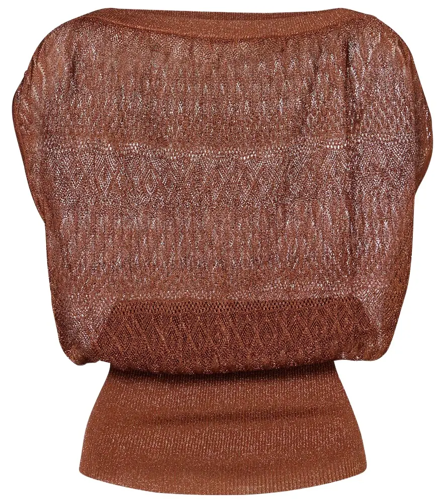 Zimmermann Awaken lamé lace top