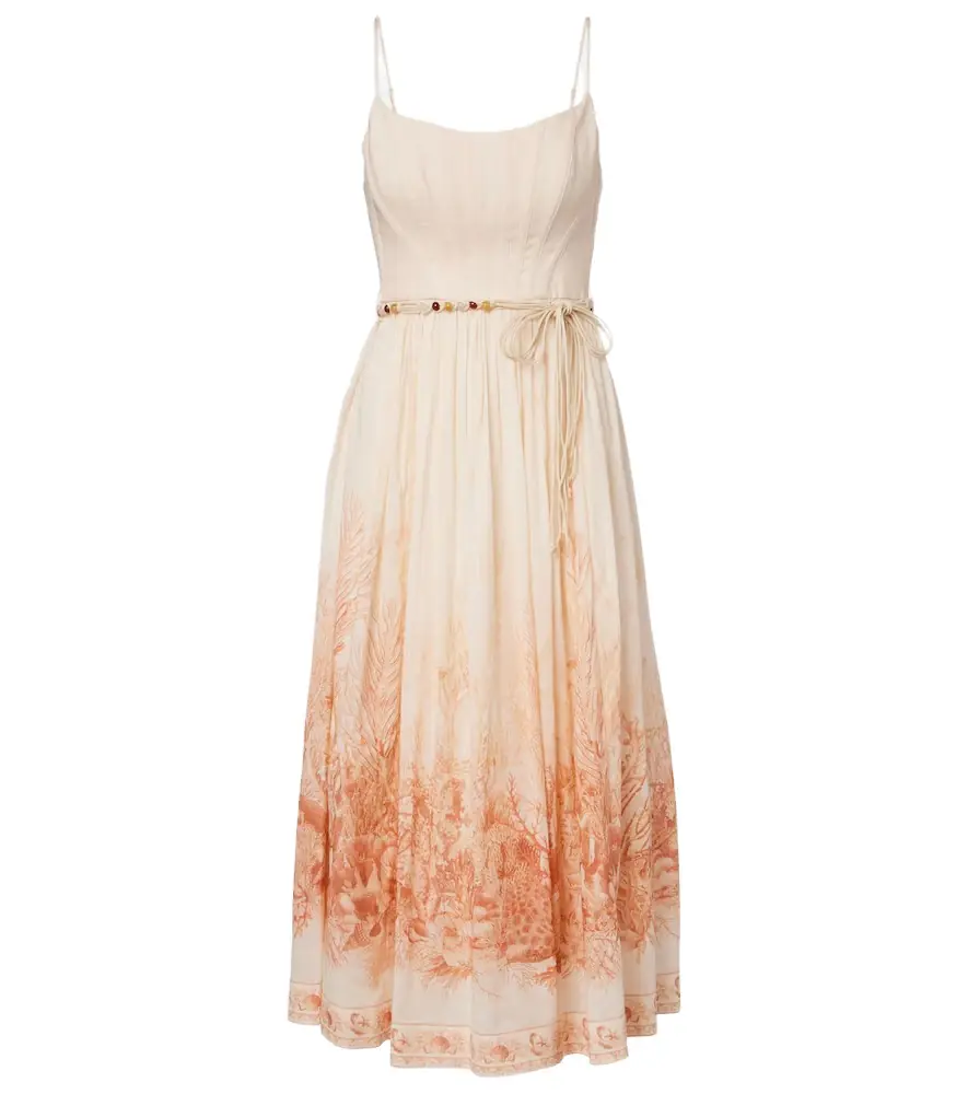 Zimmermann Wanderlust printed cotton midi dress