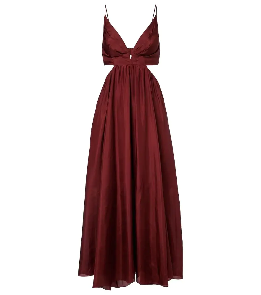 Zimmermann Wanderlust cutout silk maxi dress