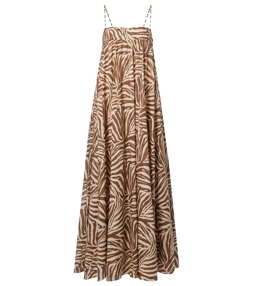 Zimmermann Wanderlust printed cotton maxi dress
