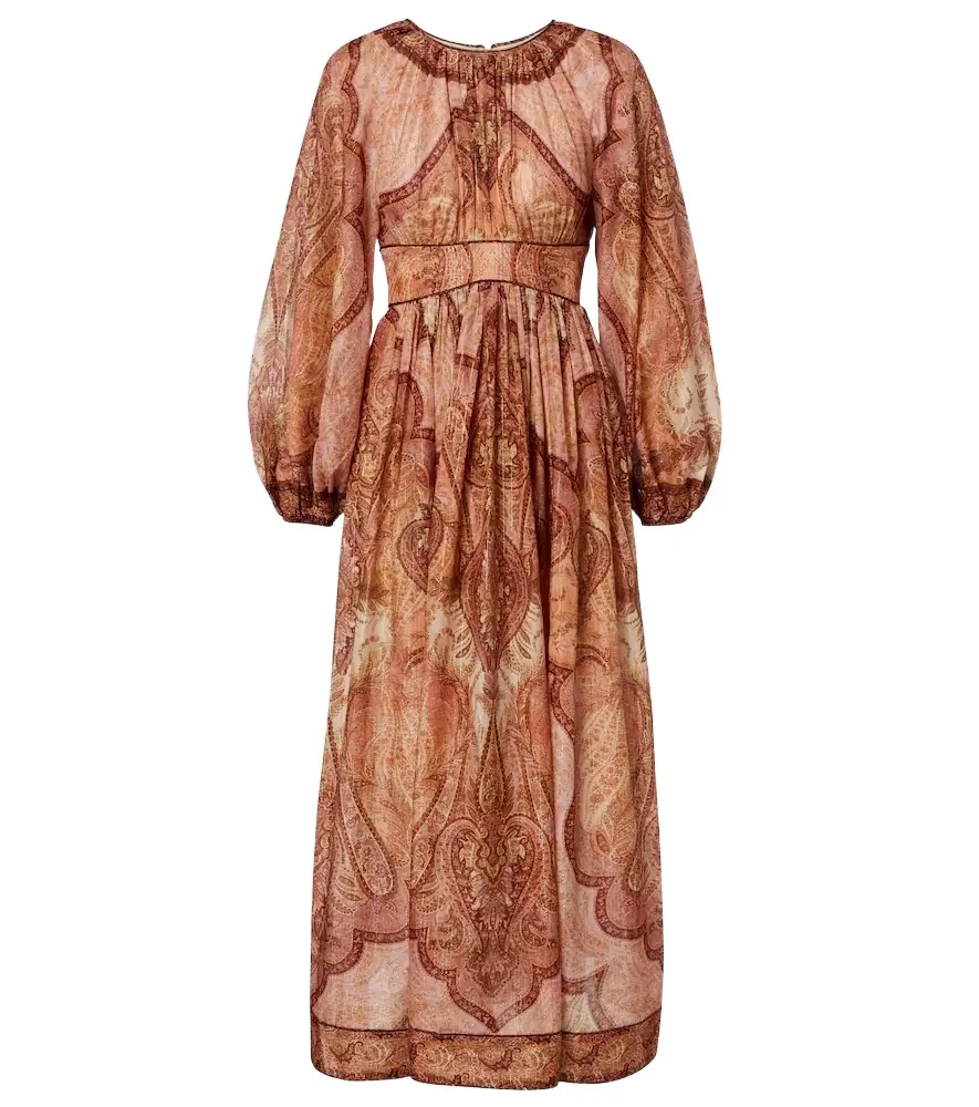 Zimmermann Wanderlust printed midi dress