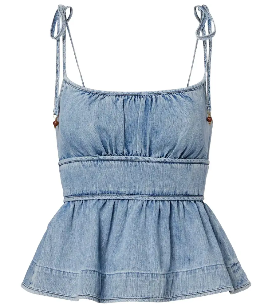 Zimmermann Wanderlust denim top