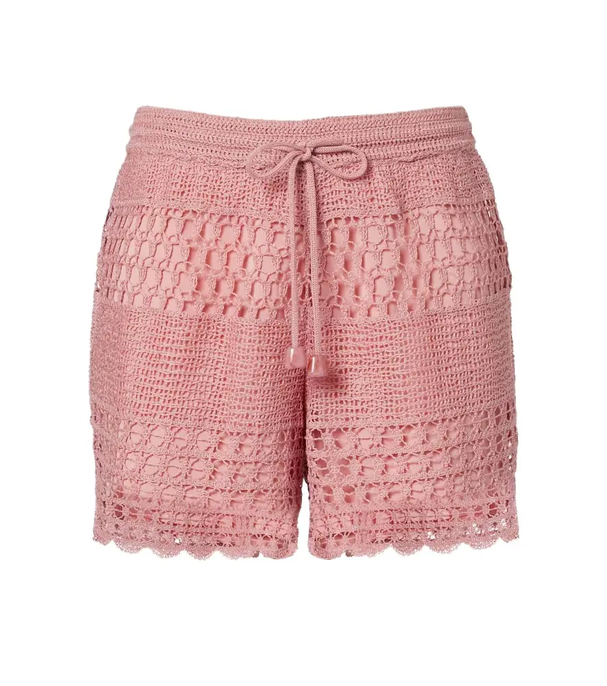 Zimmermann Wanderlust crochet shorts