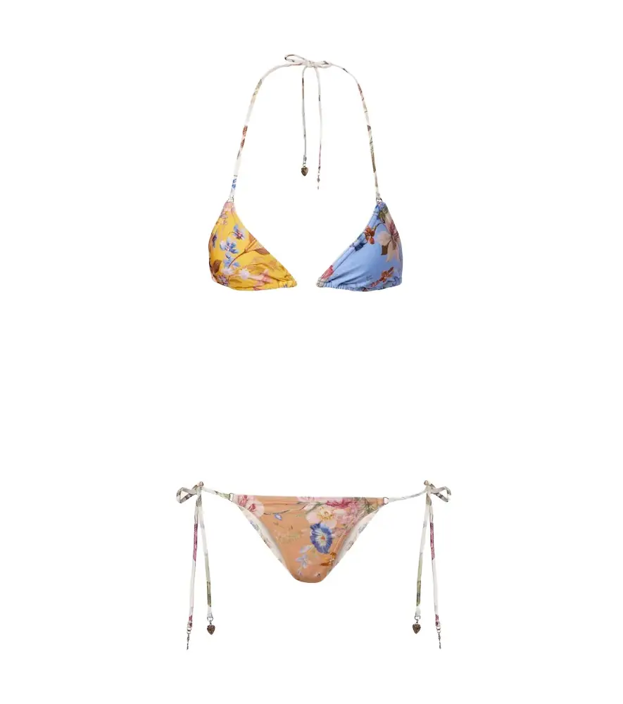 Zimmermann Patience floral bikini