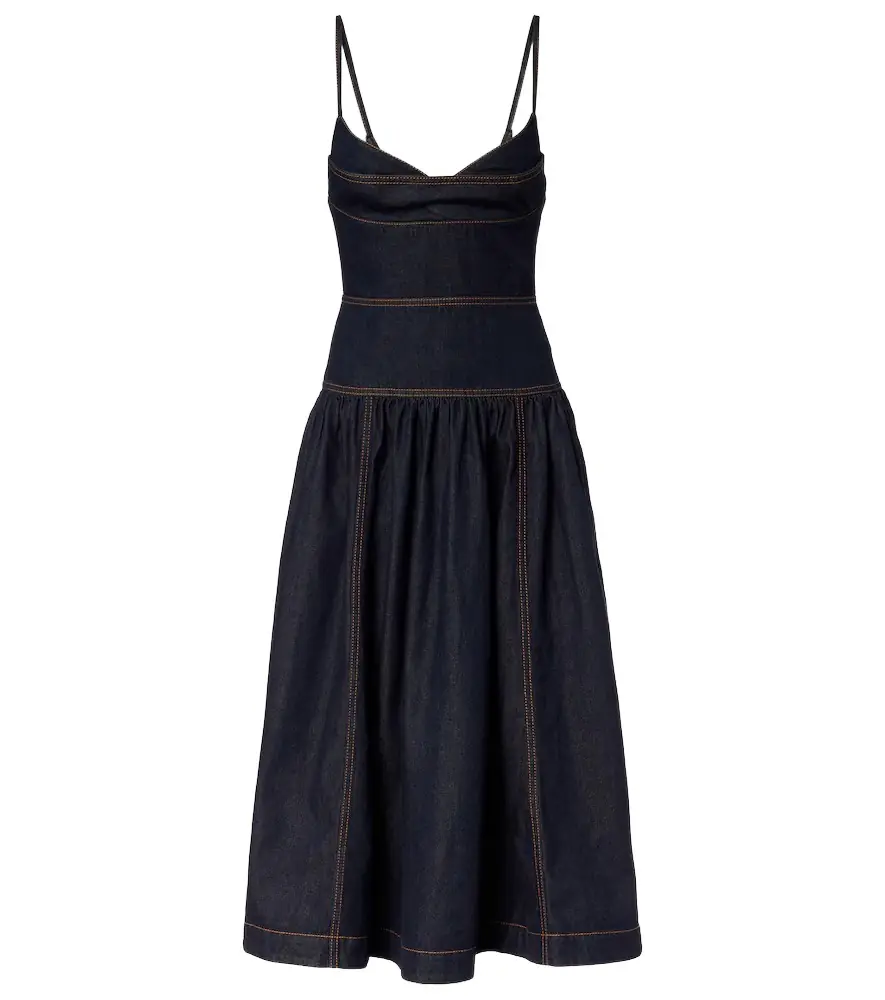 Zimmermann Denim midi dress
