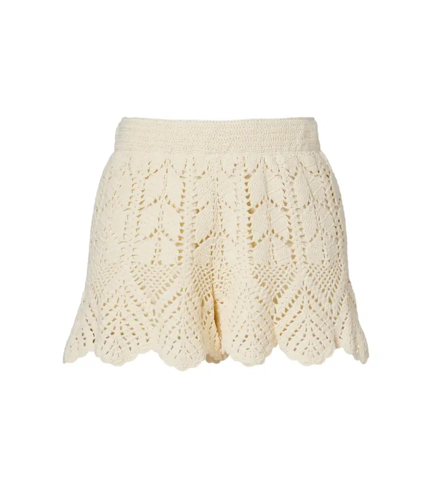 Zimmermann Awaken lace crochet shorts
