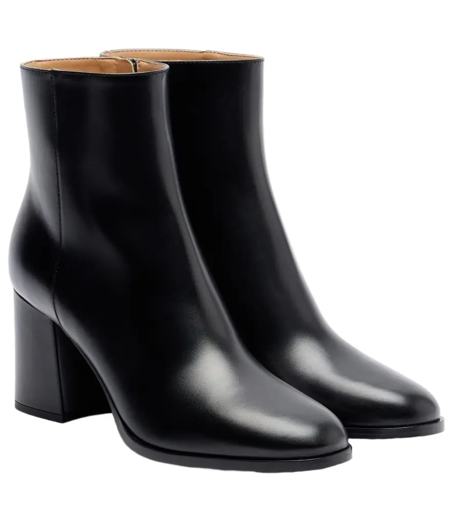 Valentino Garavani VLogo leather ankle boots