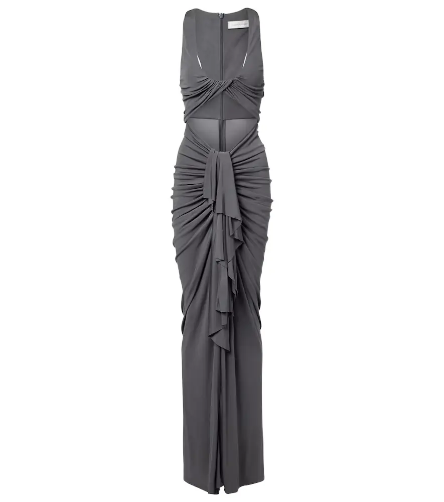 Christopher Esber Vivenda cutout gathered gown