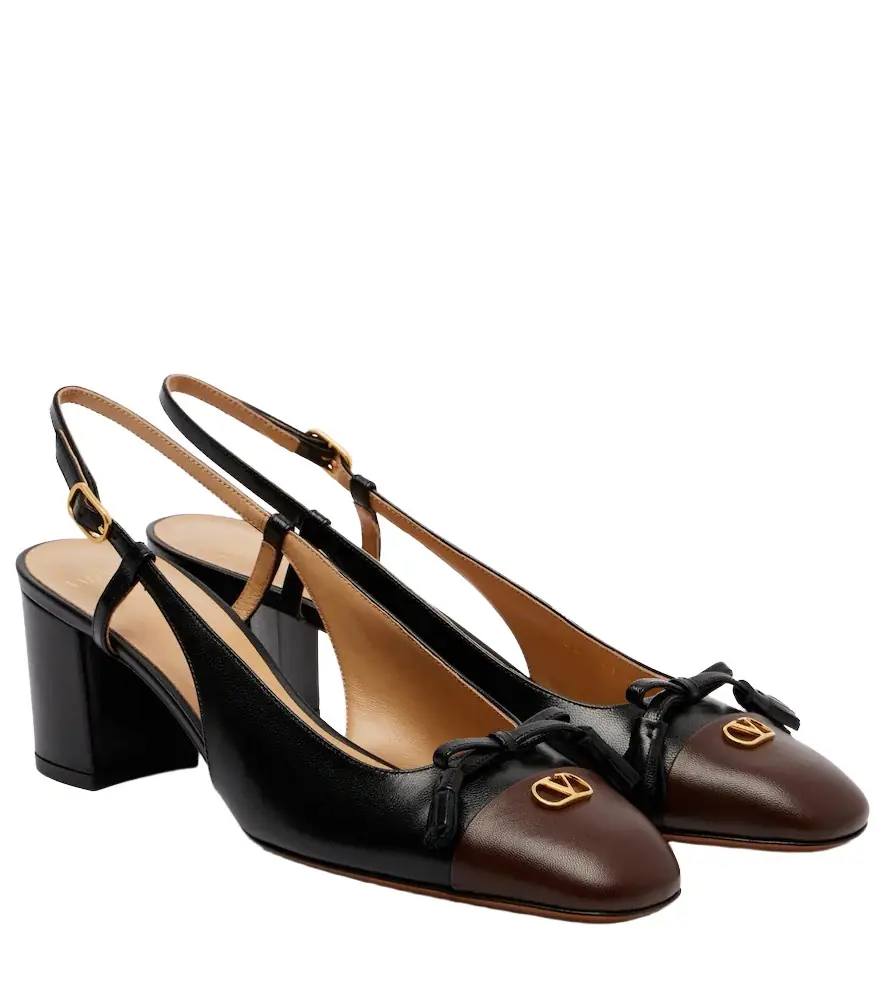 Valentino Garavani Valet Du Roi 60 leather slingback pumps