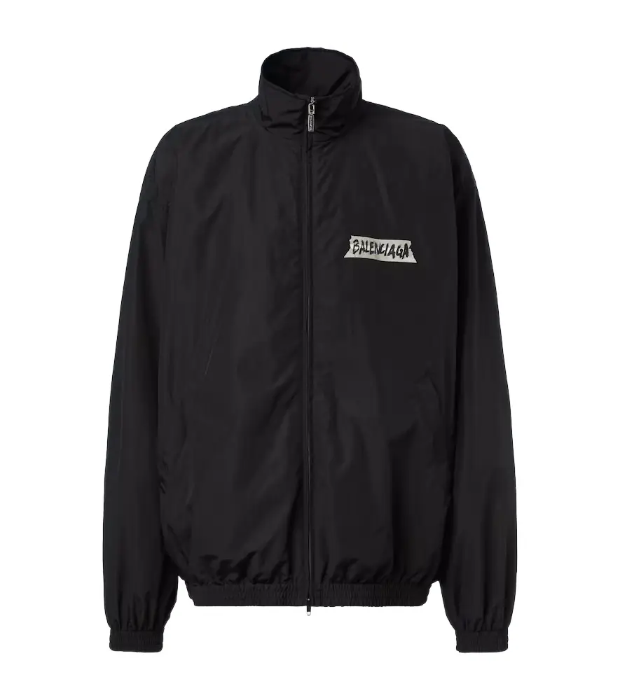 Balenciaga Masking Tape cotton-blend track jacket