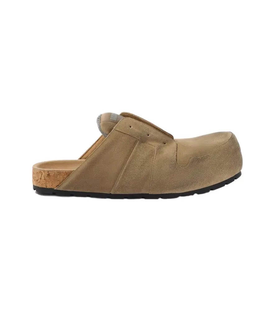 Balenciaga Dumbo suede slides