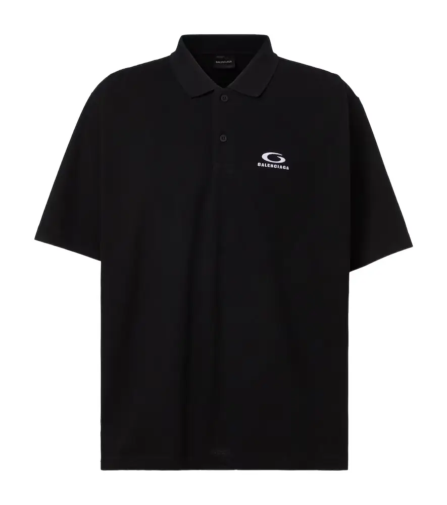 Balenciaga Logo cotton polo shirt