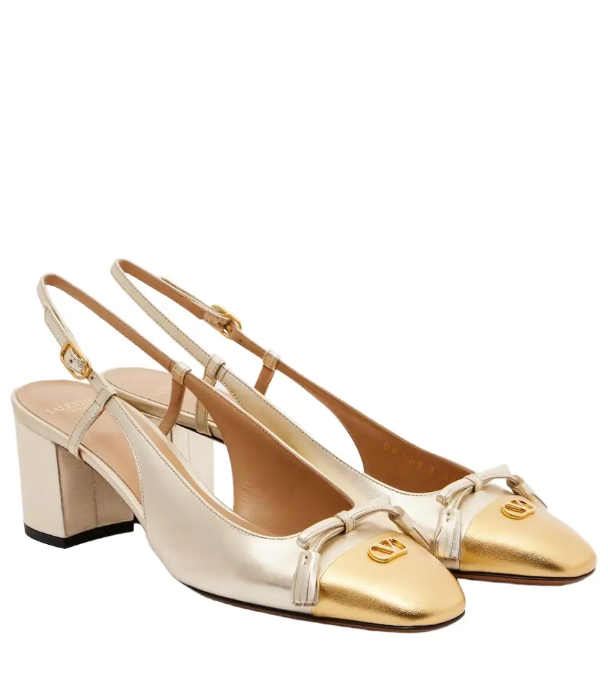 Valentino Garavani Valet Du Roi 60 leather slingback pumps