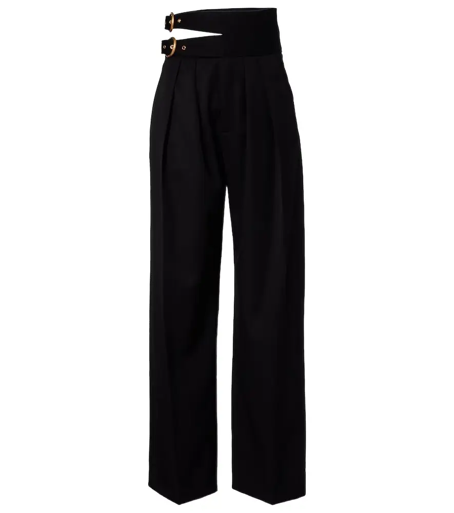 Chloe Chloé Virgin wool wide-leg pants