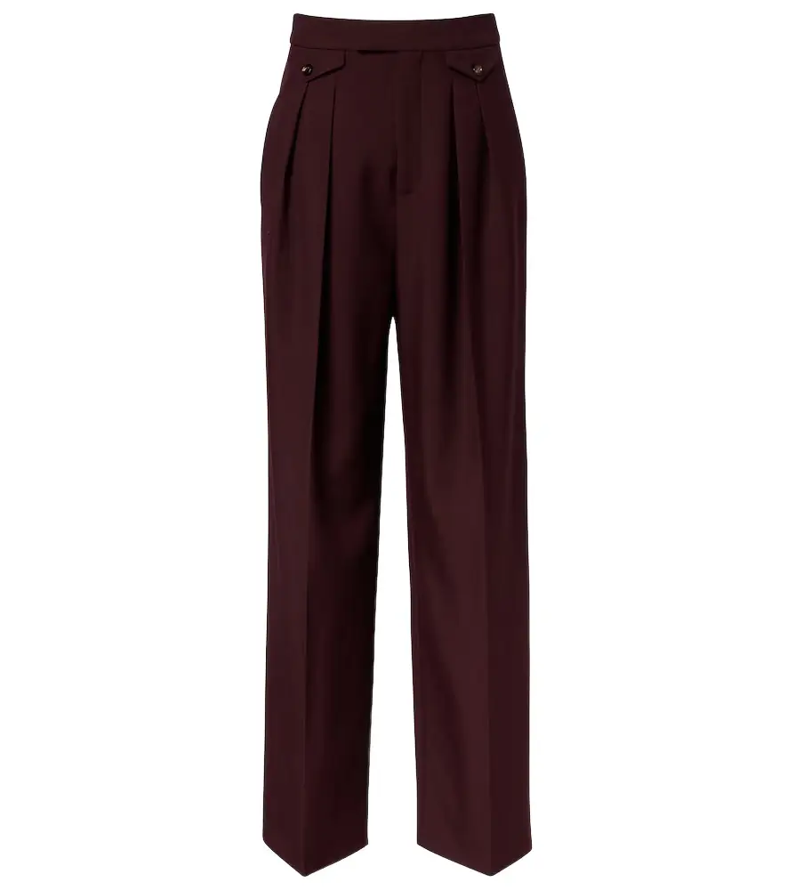 Chloe Chloé High-rise virgin wool wide-leg pants