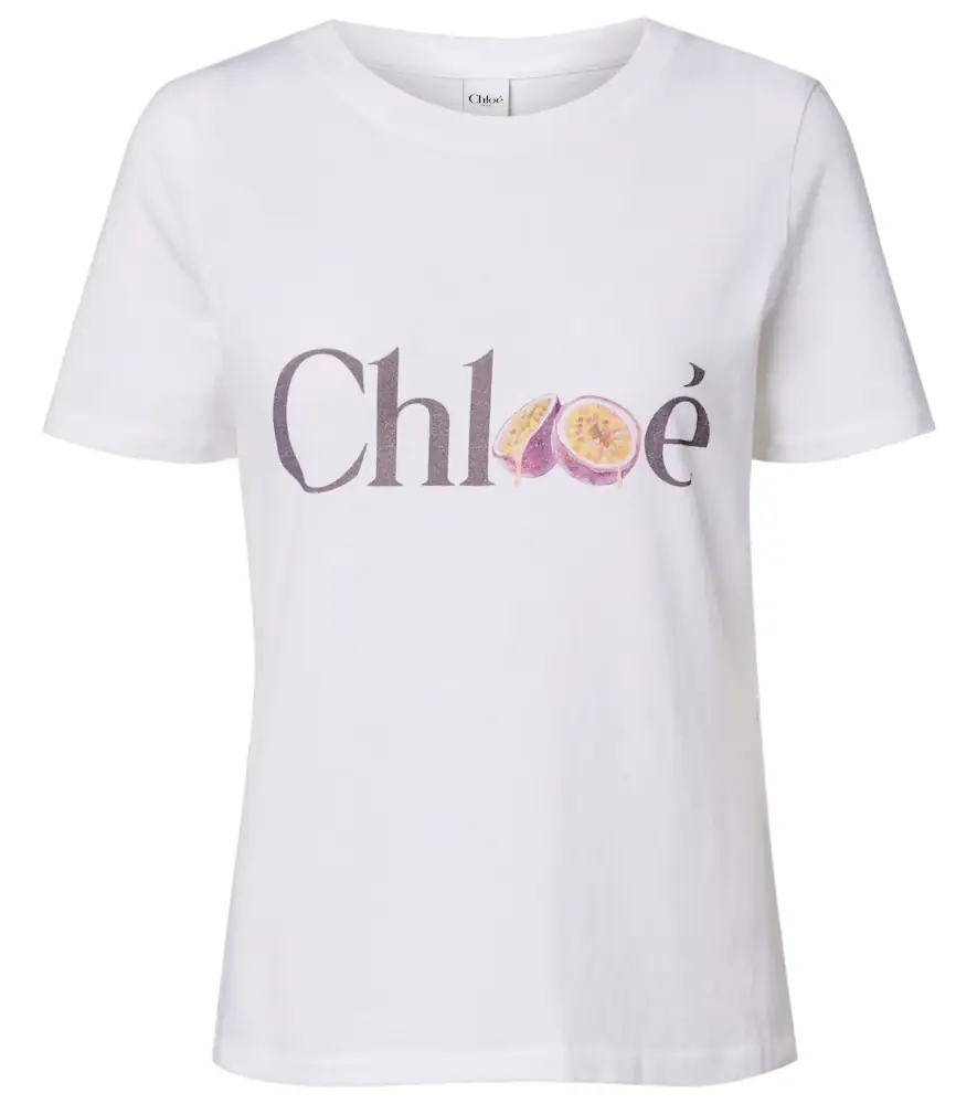 Chloe Chloé Logo cotton jersey T-shirt