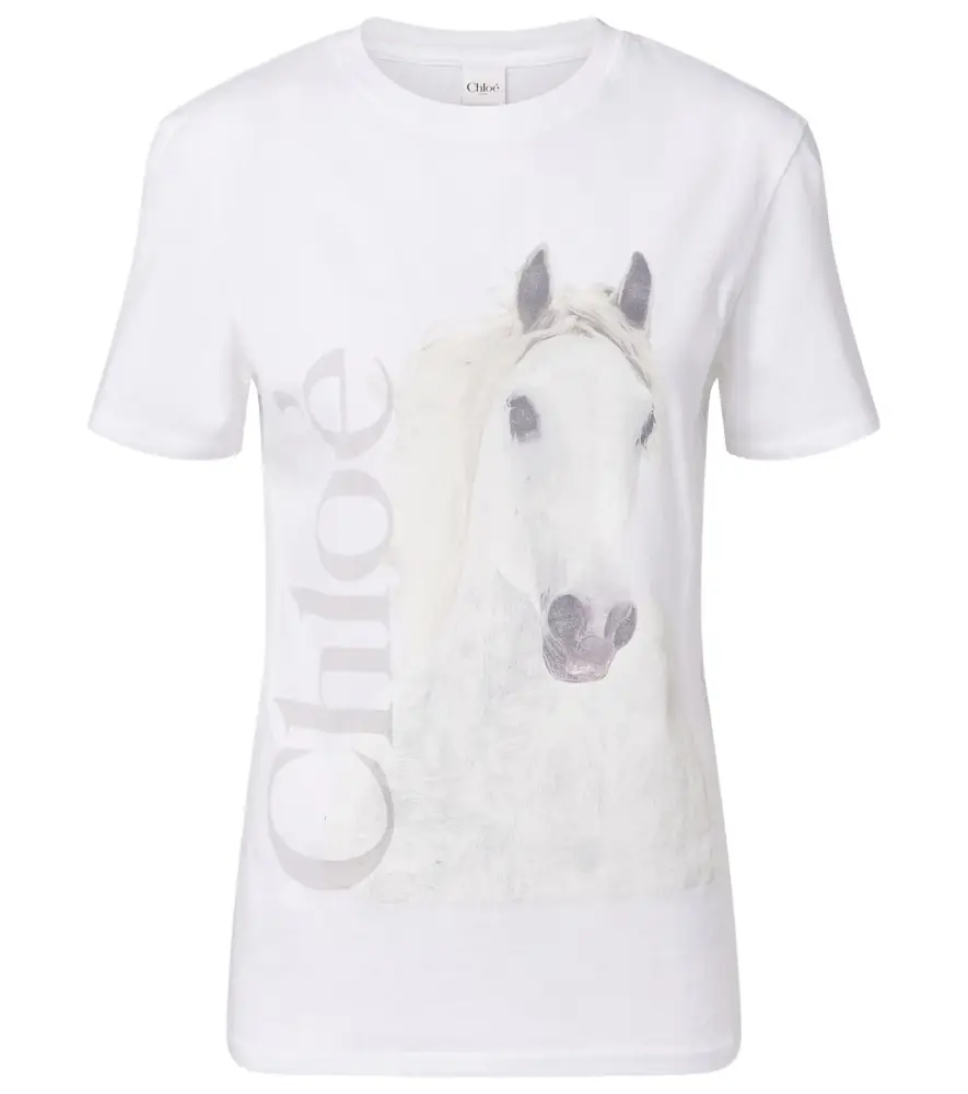Chloe Chloé Logo cotton jersey T-shirt