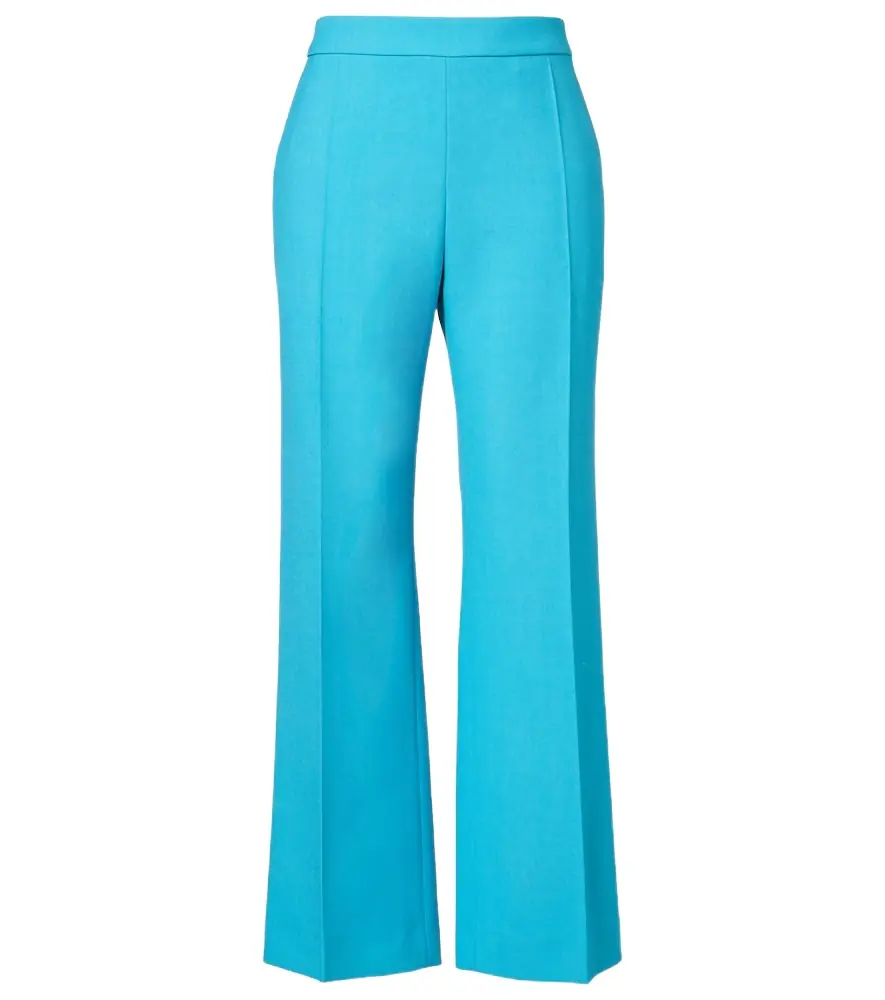 Chloe Chloé Cropped virgin wool crêpe straight pants