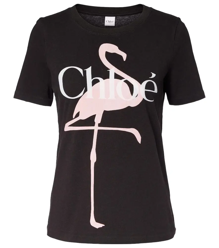 Chloe Chloé Logo cotton jersey T-shirt