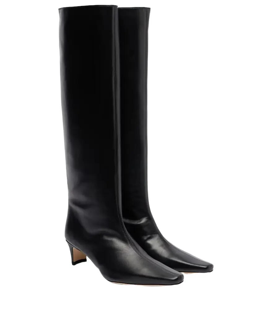Staud Wally leather knee-high boots