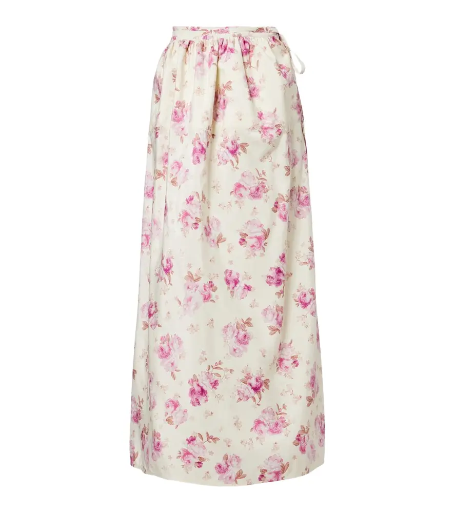 Magda Butrym Floral silk midi skirt - Women's Clothing