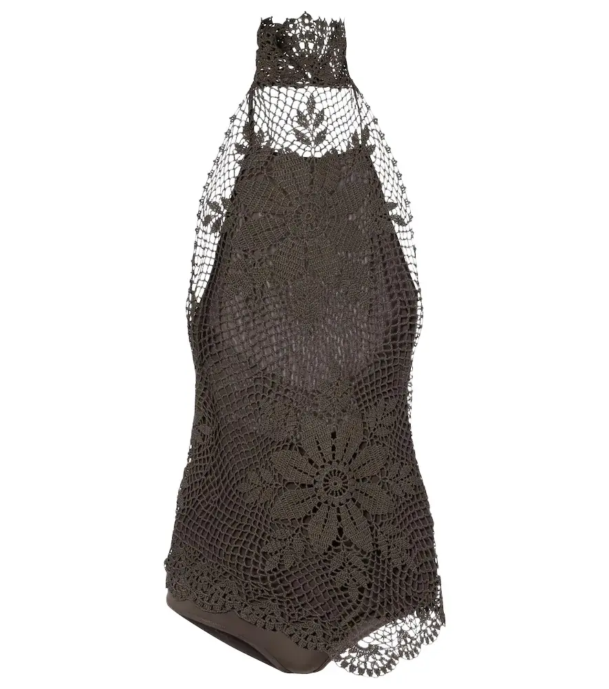 Magda Butrym Crochet cotton top