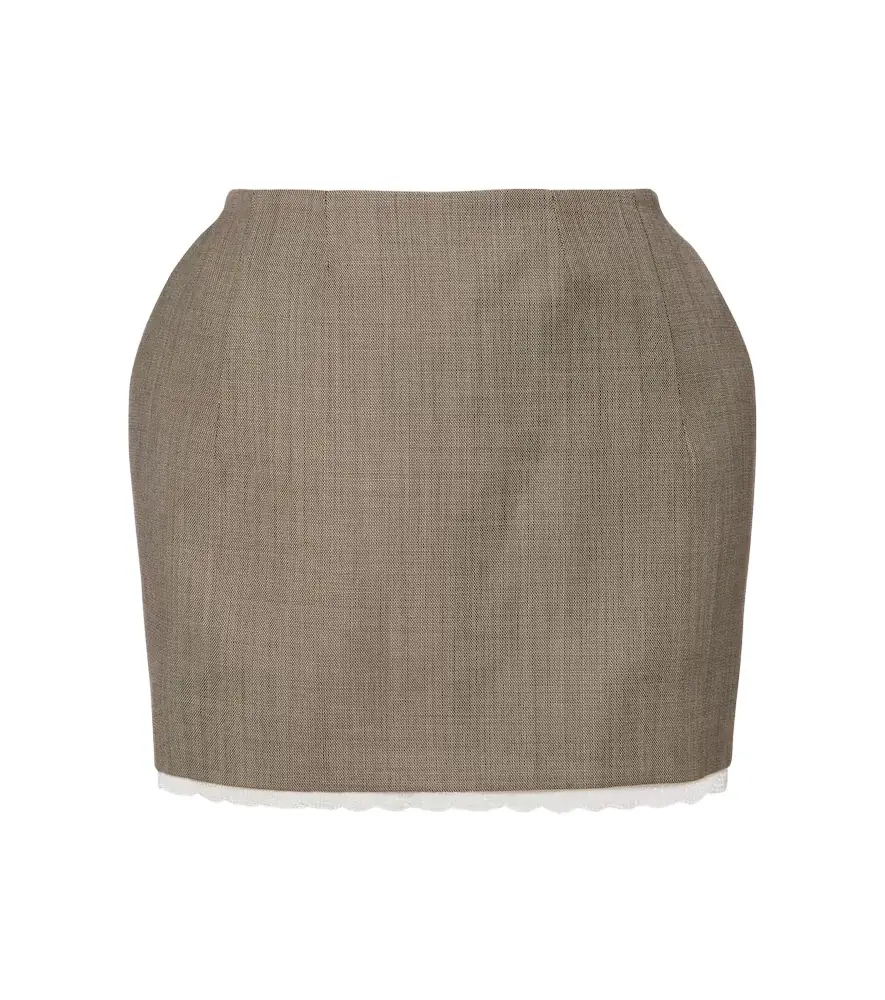 Magda Butrym Wool miniskirt