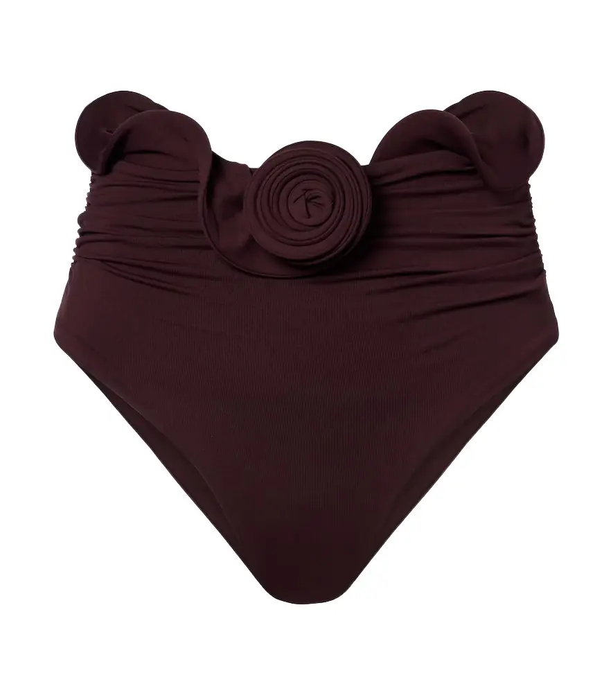 Magda Butrym Floral-appliqué bikini bottoms